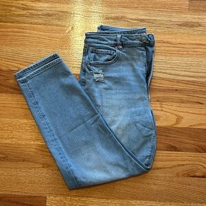 Classic Blue AE Mom Jeans